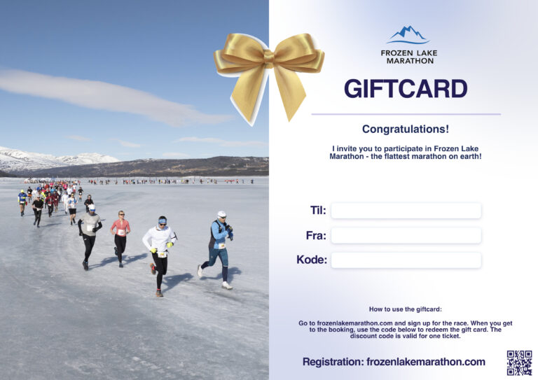 Gift card - Half marathon